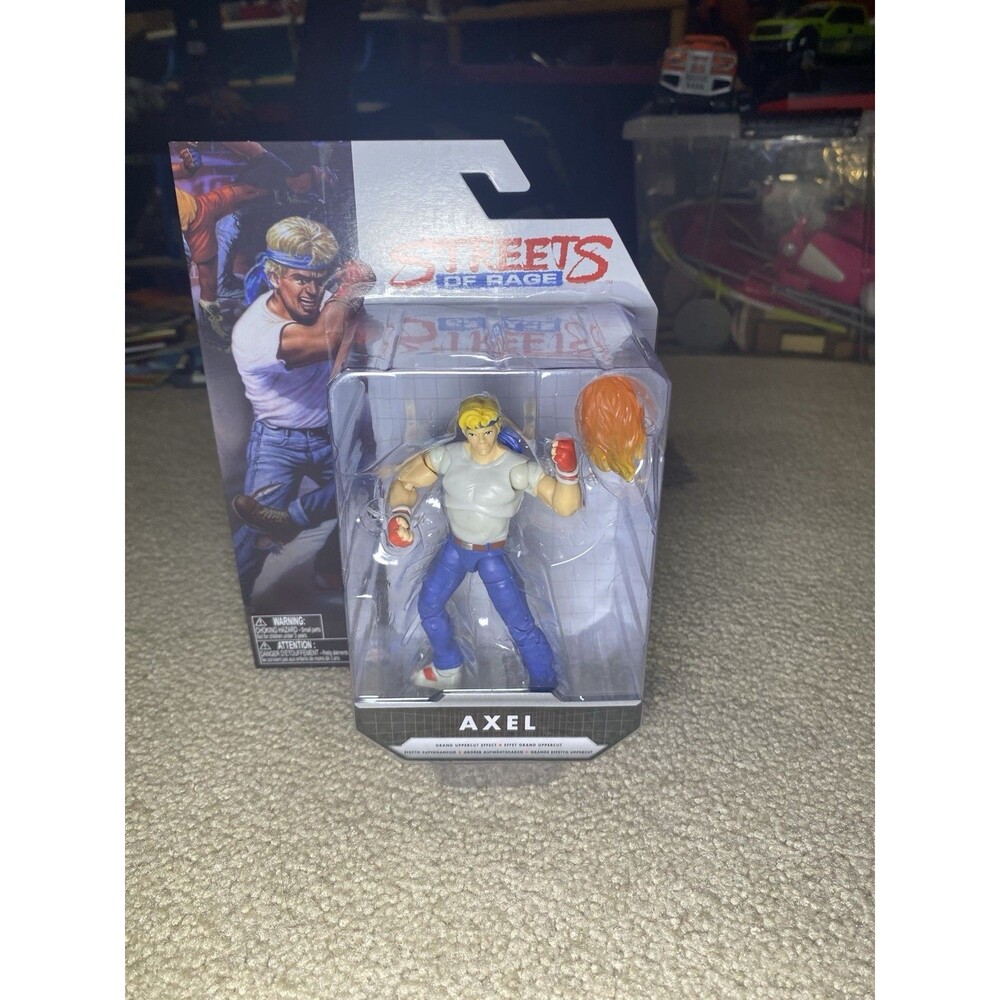 NEW Jakks Pacific Sega Streets of Rage Axel 4" Action Figure Axel Stone